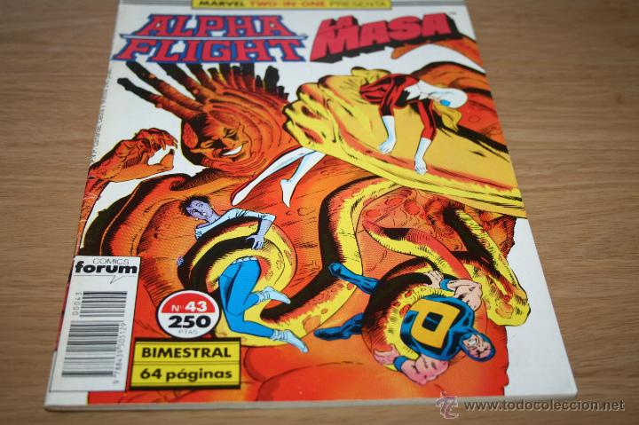 C&oacute;mics: ALPHA FLIGHT Y LA MASA volumen I n&ordm; 43 MARVEL TWO-IN-ONE FORUM - REF1 - Foto 1