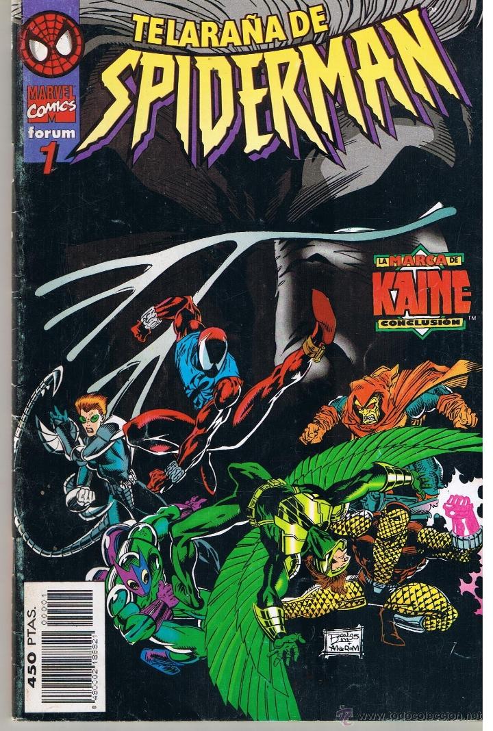 C&oacute;mics: TELARA&Ntilde;A DE SPIDERMAN. NUMERO 1. FORUM 1996 - Foto 1