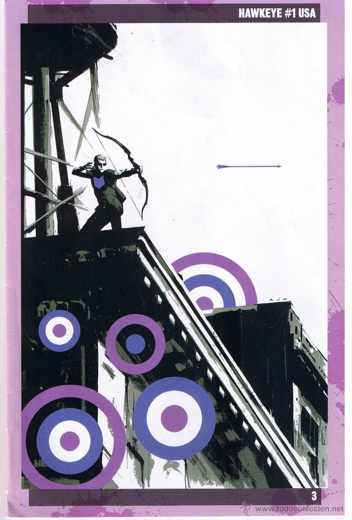 C&oacute;mics: OJO DE HALC&Oacute;N. HAWKEYE. PROMOCIONAL PANINI. - Foto 1