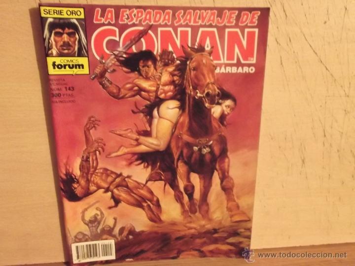 C&oacute;mics: LA ESPADA SALVAJE DE CONAN - FORUM - 1&ordf; EDICION - NUMERO 143 - Foto 1