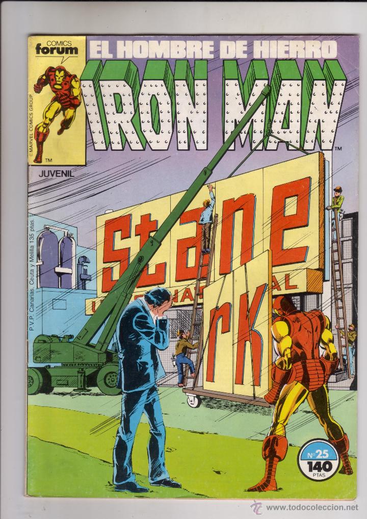 C&oacute;mics: FORUM - IRON MAN VOL.1 NUM. 25 - Foto 1