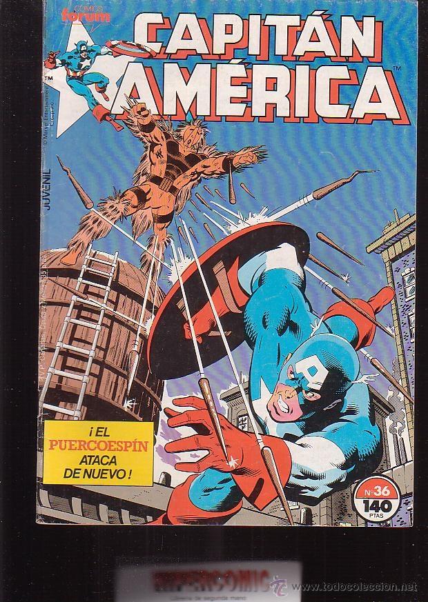 C&oacute;mics: CAPITAN AMERICA N&ordm; 36 ( 1&ordf; FORUM ) - Foto 1
