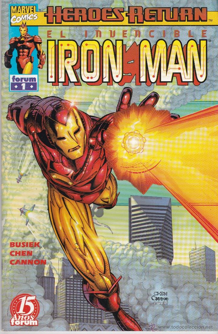 Cómics: EL INVENCIBLE IRON MAN. HEROES RETURN. 1 AL 12 - Foto 1 - 41224648
