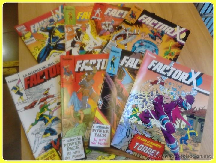C&oacute;mics: Lote 7 c&oacute;mics Factor X, n&uacute;meros 2 3 4 5 6 8 31. A&ntilde;o c1988. F&oacute;rum - Foto 1