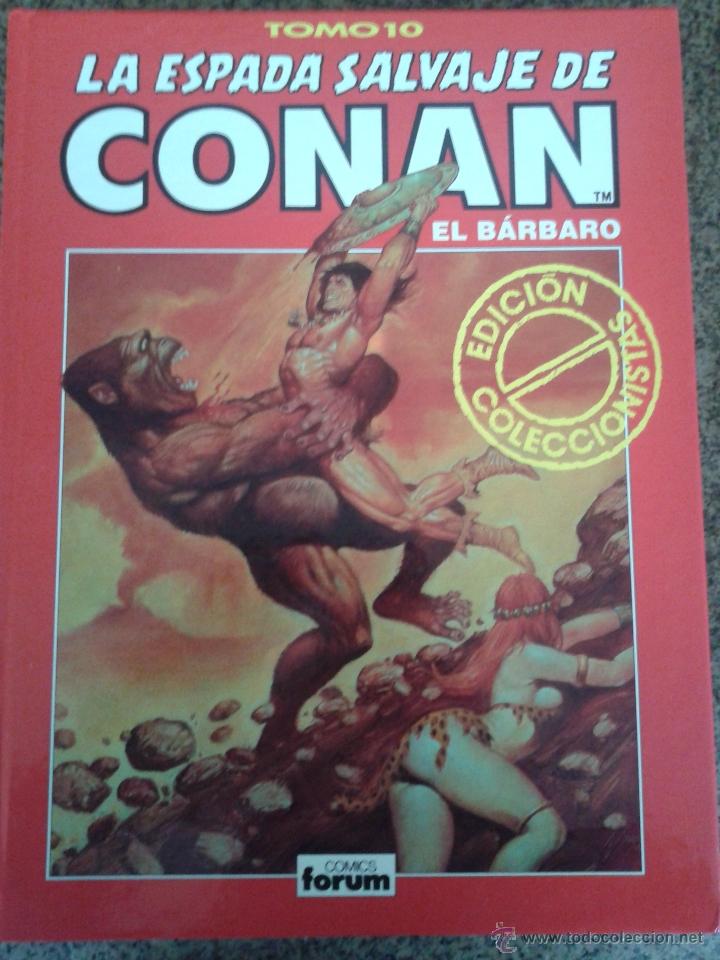 C&oacute;mics: LA ESPADA SALVAJE DE CONAN - TOMO ROJO - N&ordm; 10 - FORUM - Foto 1