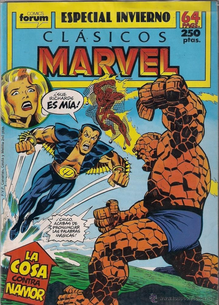 C&oacute;mics: Cl&aacute;sicos Marvel. Especial Invierno .Los  4 Fant&aacute;sticos. - Foto 1