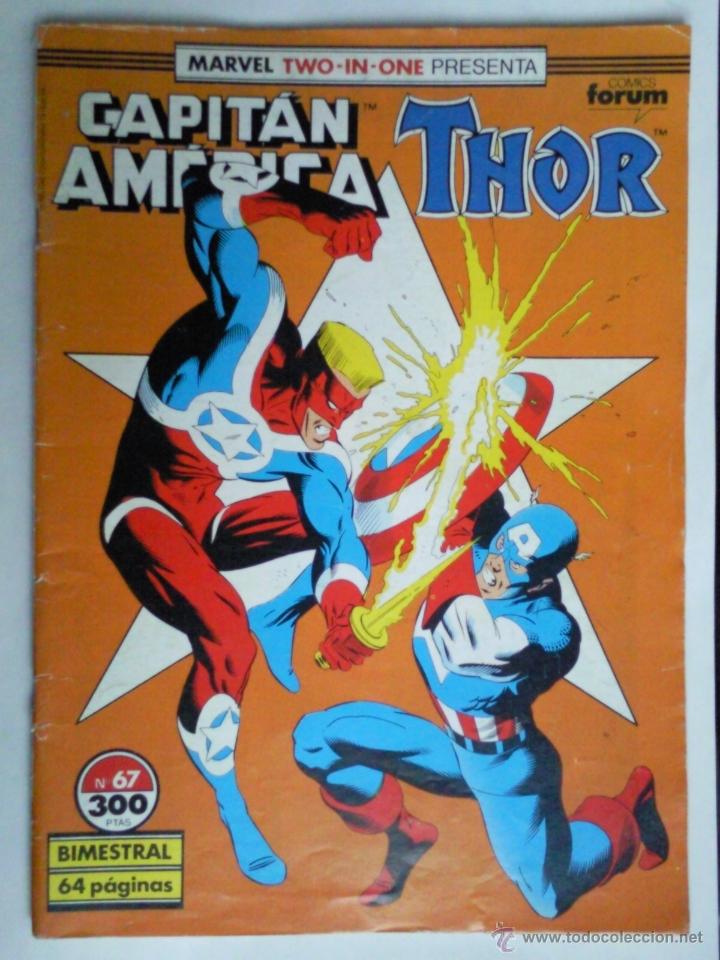 C&oacute;mics: COMICS FORUM MARVEL TWO - IN - ONE PRESENTA CAPITAN AMERICA THOR N&ordm; 67 - Foto 1