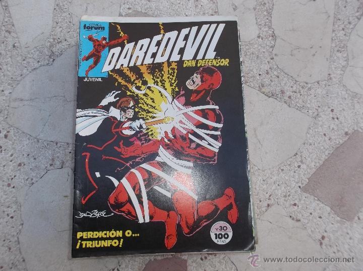 C&oacute;mics: daredevil n&ordm; 30, dan defensor, perdicion o ...triunfo, comics forum, 1984 - Foto 1