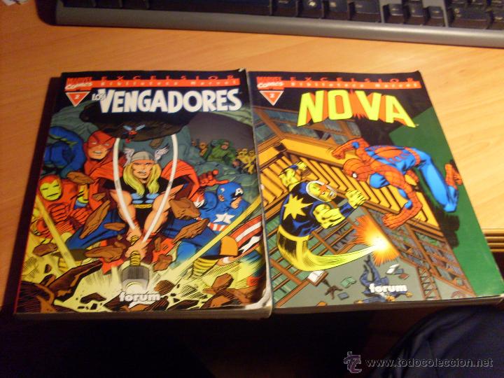 C&oacute;mics: LOTE LOS VENGADORES N&ordm; 2 Y NOVA N&ordm; 2 MARVEL EXCELSIOR (COB15) - Foto 1