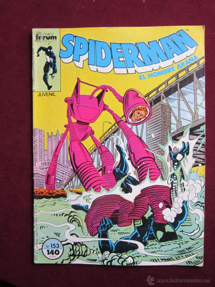 C&oacute;mics: SPIDERMAN N&ordm; 153 VOL. 1. FORUM MARVEL COMICS. - Foto 1