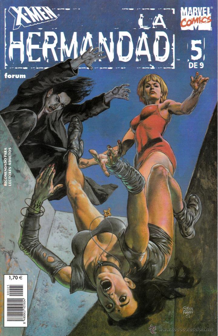 C&oacute;mics: X MEN LA HERMANDAD COLECCI&Oacute;N COMPLETA 9 COMICS - Foto 5