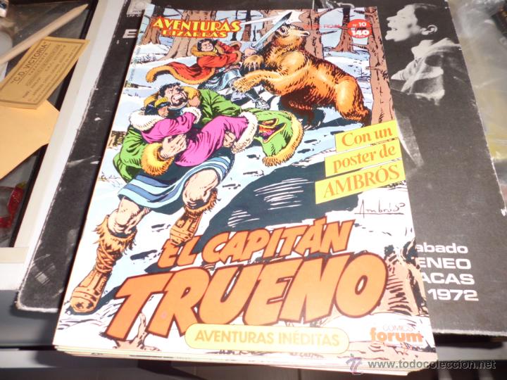 C&oacute;mics: CAPITAN TRUENO COMPLETA 10 NUMEROS FORUM IMPECABLES - Foto 1