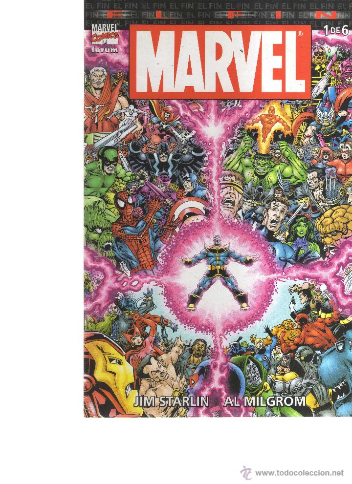 C&oacute;mics: Marvel N&ordm; 1 de 6 - Starlin, Milgrom - Forum - CJ36 - Foto 1