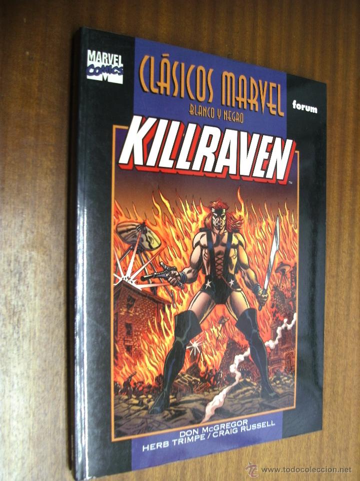C&oacute;mics: KILLRAVEN: CL&Aacute;SICOS MARVEL BLANCO Y NEGRO / DON McGREGOR - HERB TRIMPE / MARVEL - FORUM - Foto 1