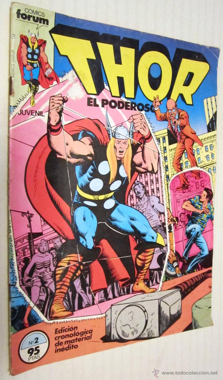 C&oacute;mics: COMIC: THOR. El Poderoso. N&ordm; 2. Ediciones Forum. 1983. - Foto 1
