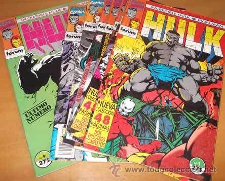 C&oacute;mics: increible Hulk & IRON MAN (coleccion completa en nueve ejemplares) - Foto 1