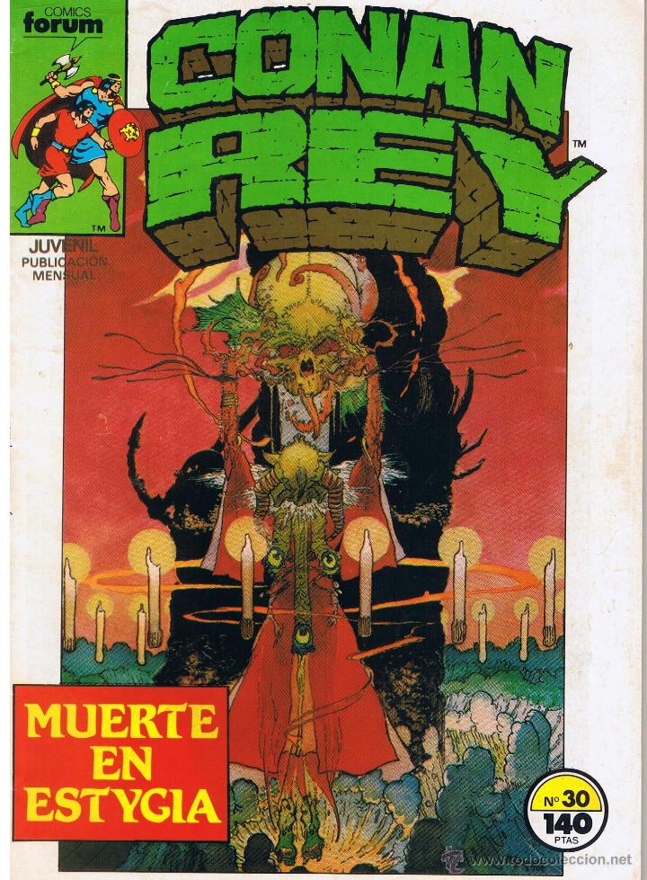 C&oacute;mics: CONAN REY. NUMERO 30. MUERTE EN ESTYGIA. FORUM - Foto 1