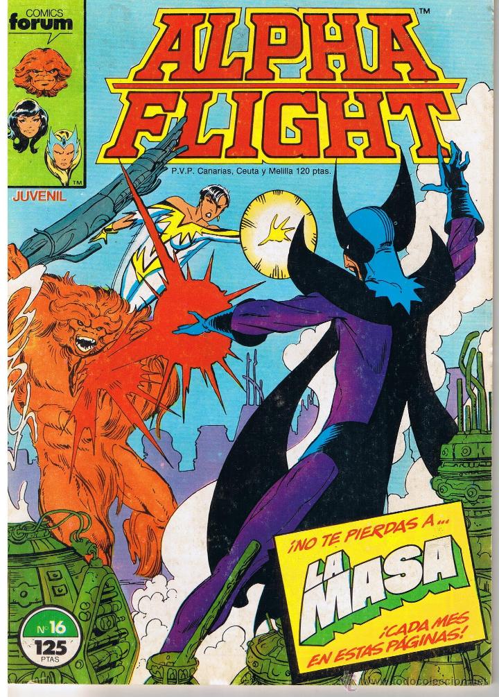 C&oacute;mics: ALPHA FLIGHT. NUMERO 16. FORUM - Foto 1