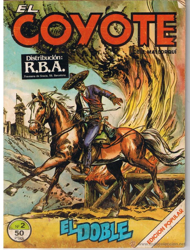 C&oacute;mics: EL COYOTE. NUMERO 2. EL DOBLE. EDICI&Oacute;N POPULAR. FORUM - Foto 1