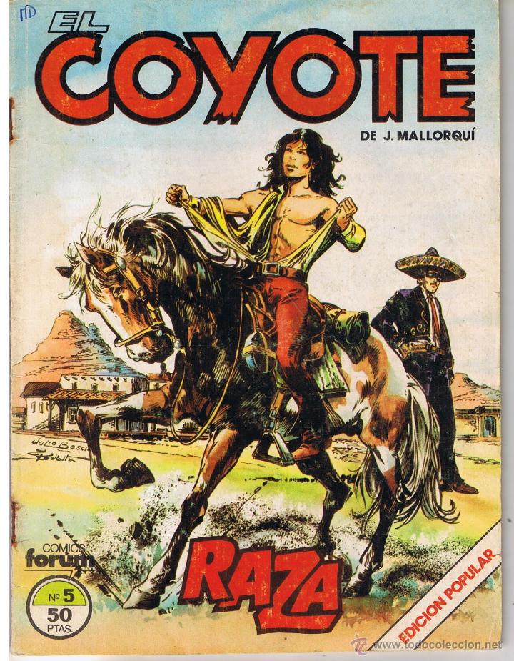 C&oacute;mics: EL COYOTE. NUMERO 5. RAZA.  EDICI&Oacute;N POPULAR. FORUM - Foto 1