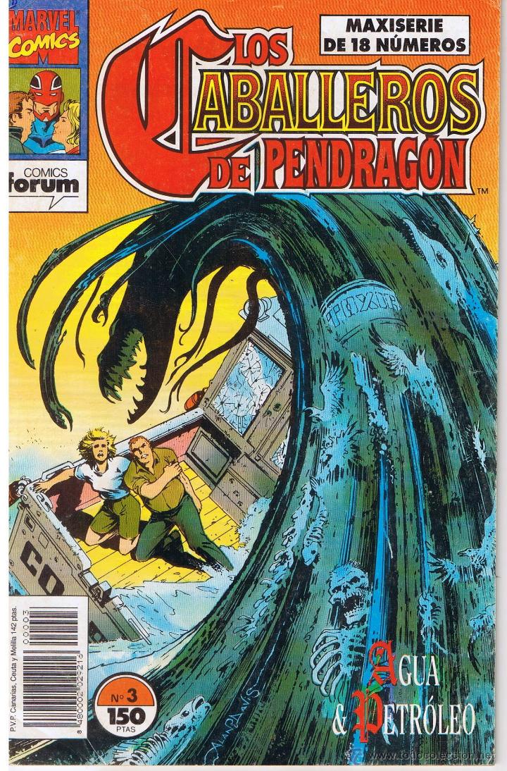 C&oacute;mics: LOS CABALLEROS DE PENDRAG&Oacute;N. MAXISERIE DE 18 NUMEROS. NUMERO 3. FORUM - Foto 1