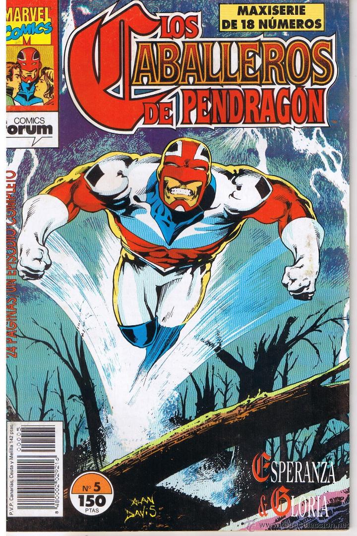 C&oacute;mics: LOS CABALLEROS DE PENDRAG&Oacute;N. MAXISERIE DE 18 NUMEROS. NUMERO 5. FORUM - Foto 1