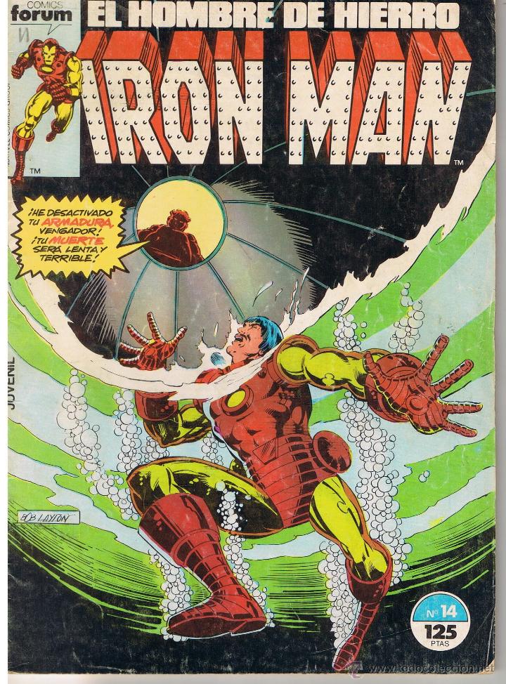 C&oacute;mics: IRON MAN. EL HOMBRE DE HIERRO. NUMERO 14. FORUM - Foto 1