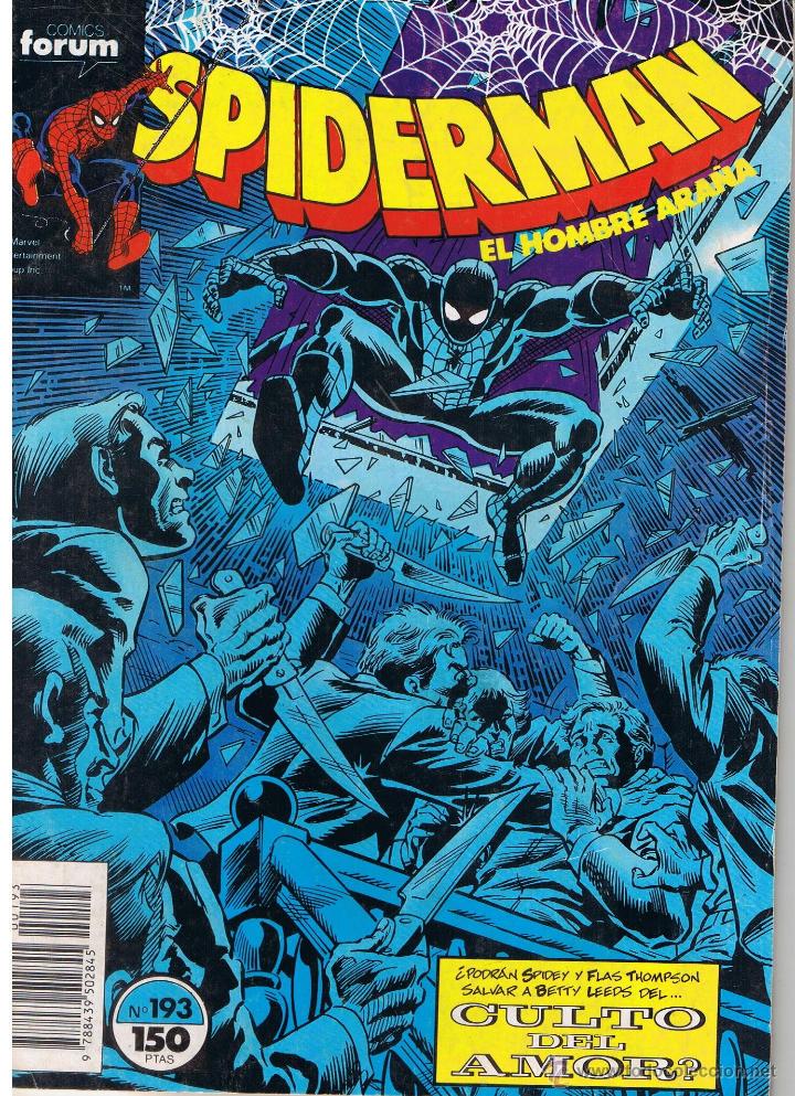 C&oacute;mics: SPIDERMAN. EL HOMBRE ARA&Ntilde;A. NUMERO 193. FORUM - Foto 1