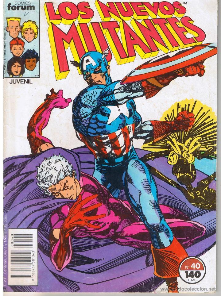 C&oacute;mics: LOS NUEVOS MUTANTES. NUMERO 40. FORUM - Foto 1