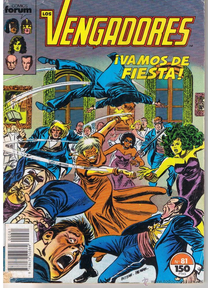 C&oacute;mics: LOS VENGADORES. NUMERO 81. FORUM - Foto 1