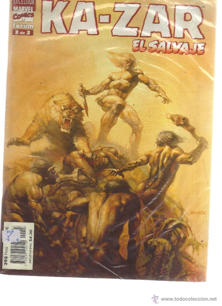 C&oacute;mics: KA -ZAR EL SALVAJE N&ordm; 3 DE 3 - CJ66 - Foto 1