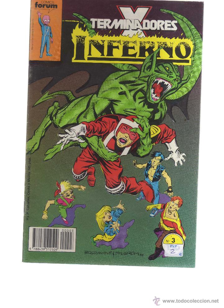 C&oacute;mics: TERMINADORES X INFERNO N&Uacute;MERO 3 - CJ65 - Foto 1