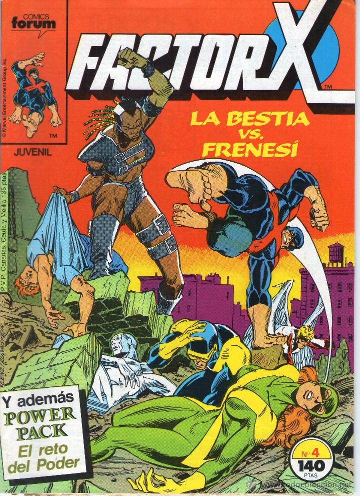 C&oacute;mics: FACTOR X - N&ordm; 4 - COMICS FORUM - PLANETA DE AGOSTINI - A&Ntilde;O 1988. - Foto 1