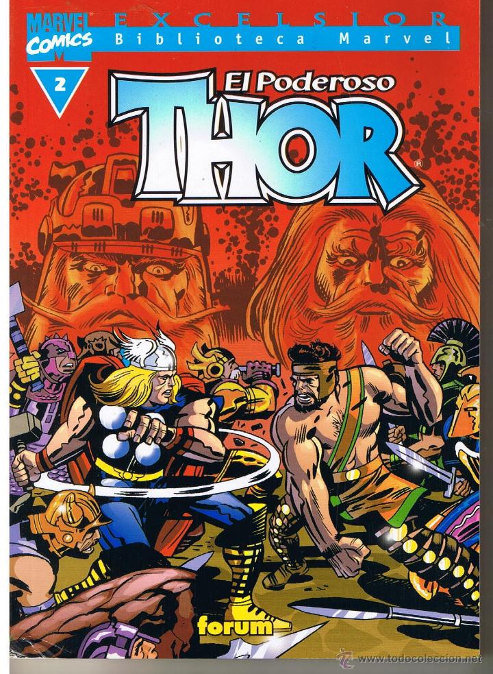 C&oacute;mics: BIBLIOTECA MARVEL. EXCELSIOR. THOR EL PODEROSO. NUMERO 2. (TAMA&Ntilde;O TACO). FORUM (RF.C/A22) - Foto 1