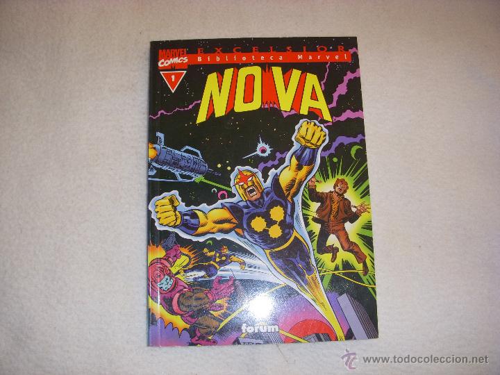 C&oacute;mics: NOVA N&ordm; 1, BIBLIOTECA MARVEL, EDITORIAL FORUM - Foto 1
