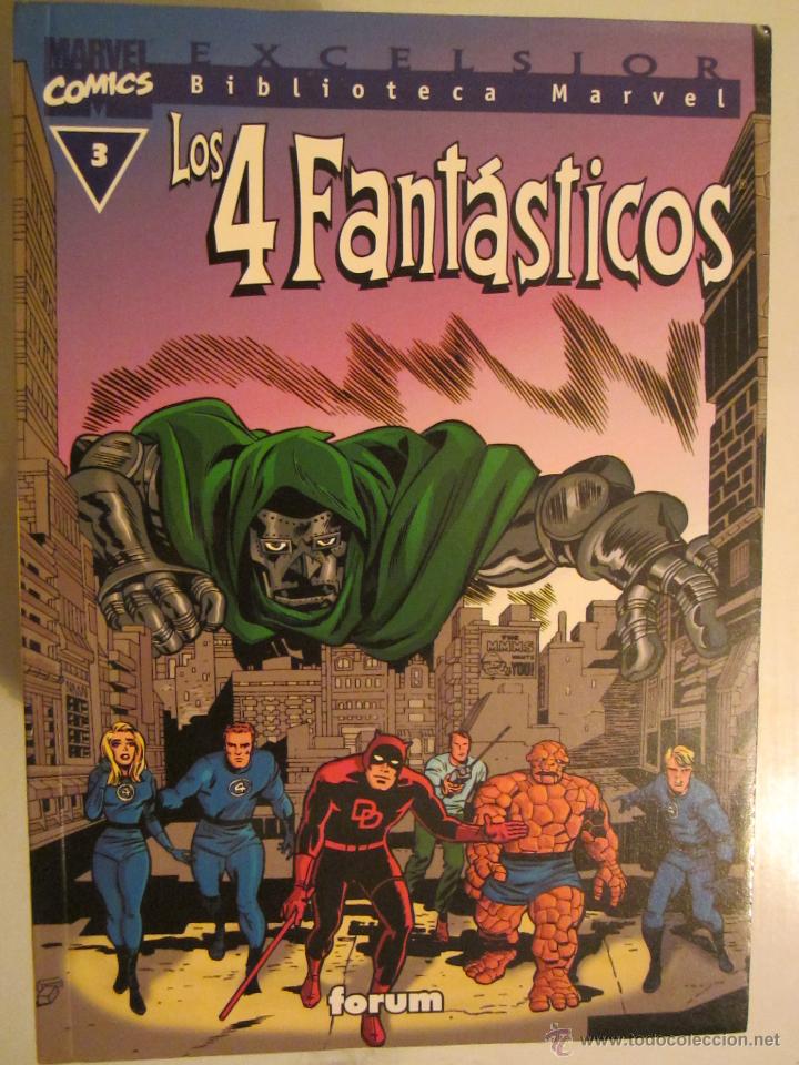 C&oacute;mics: BIBLIOTECA MARVEL LOS 4 FANTASTICOS N&ordm; 3 - Foto 1