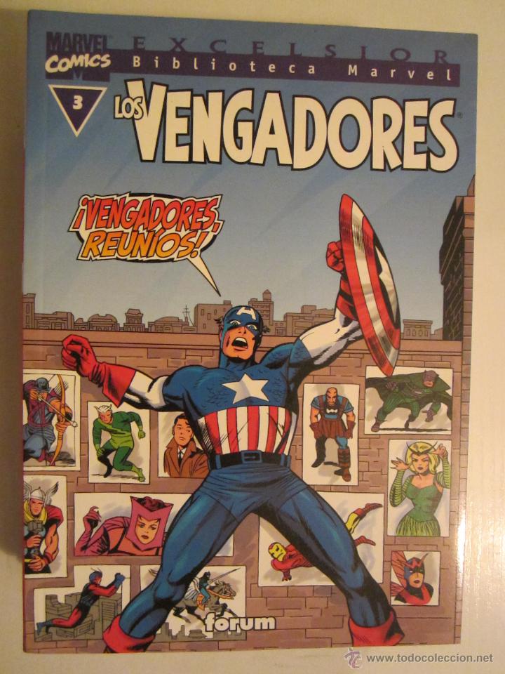 C&oacute;mics: BIBLIOTECA MARVEL LOS VENGADORES N&ordm; 3 - Foto 1