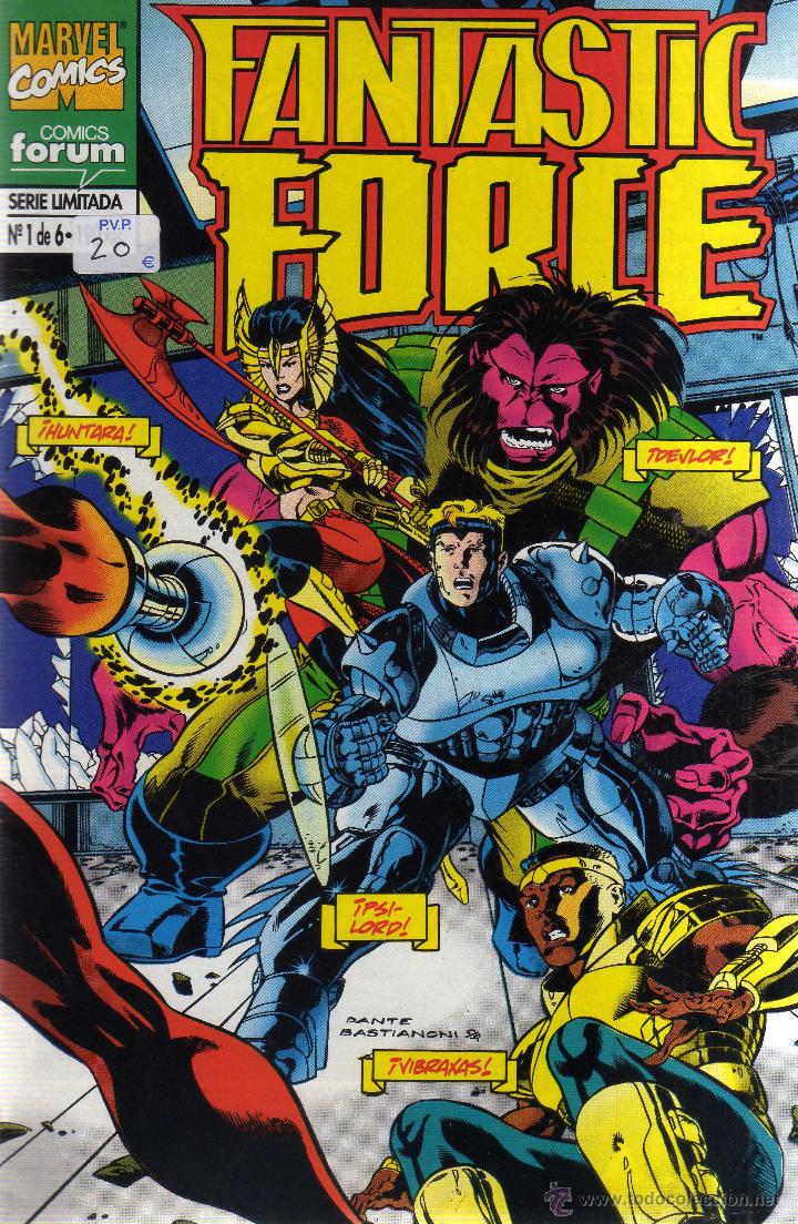 C&oacute;mics: Fantastic Force Serie Limitada, Completa de 6 N&uacute;meros - CJ71 - Foto 1