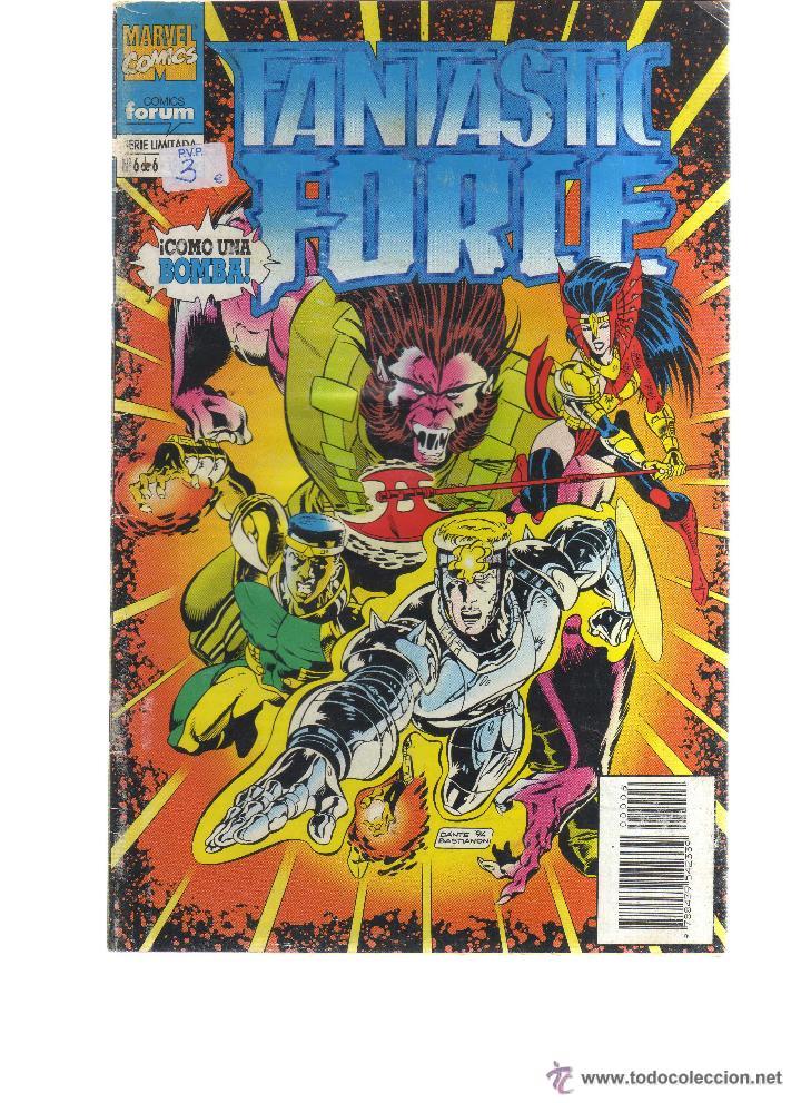 C&oacute;mics: Fantastic Force Serie Limitada, Completa de 6 N&uacute;meros - CJ71 - Foto 2