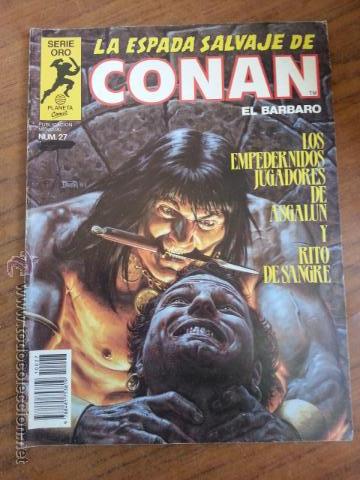 C&oacute;mics: LA ESPADA SALVAJE DE CONAN n&ordm; 27 - 1 EDICION PLANETA - Foto 1