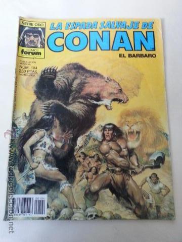 C&oacute;mics: LA ESPADA SALVAJE DE CONAN n&ordm;104- 1 EDICION FORUM - Foto 1