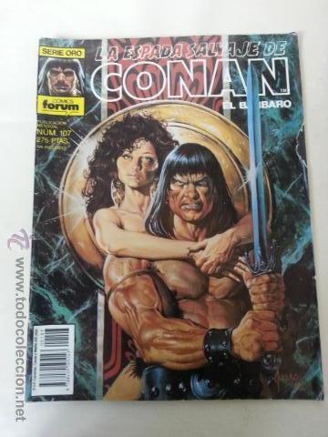 C&oacute;mics: LA ESPADA SALVAJE DE CONAN n&ordm;107- 1 EDICION FORUM - Foto 1