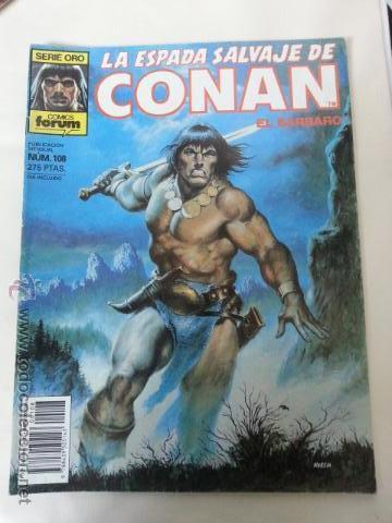 C&oacute;mics: LA ESPADA SALVAJE DE CONAN n&ordm;108- 1 EDICION FORUM - Foto 1