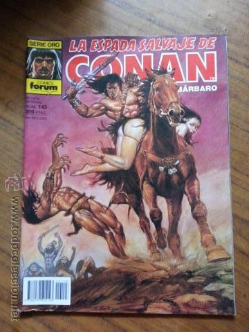 C&oacute;mics: LA ESPADA SALVAJE DE CONAN n&ordm; 143 - 1 EDICION FORUM - Foto 1