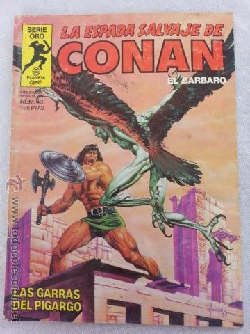 C&oacute;mics: LA ESPADA SALVAJE DE CONAN n&ordm; 43 - 1 EDICION PLANETA - Foto 1