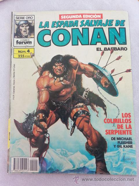 C&oacute;mics: LA ESPADA SALVAJE DE CONAN N&ordm; 4 - 2 EDICION FORUM - Foto 1