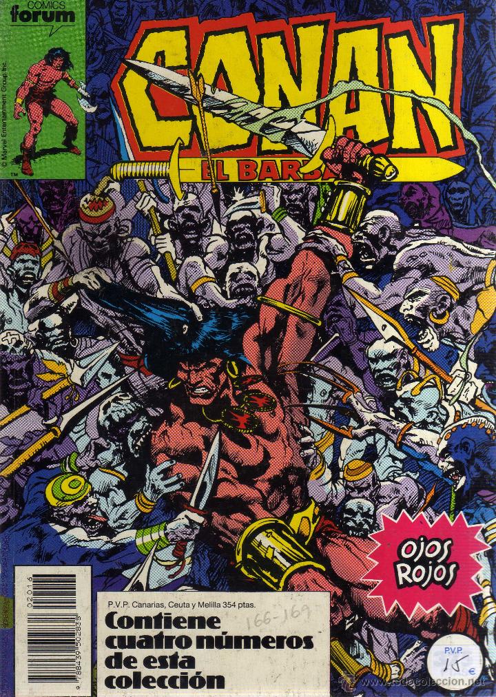 C&oacute;mics: Conan El Barbaro Contiene los N&ordm; del 166 al 169 - CJ101 - Foto 1