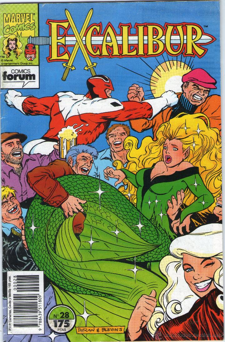 C&oacute;mics: EXCALIBUR - N&ordm; 28 - COMICS FORUM - PLANETA DE AGOSTINI - A&Ntilde;O 1991.