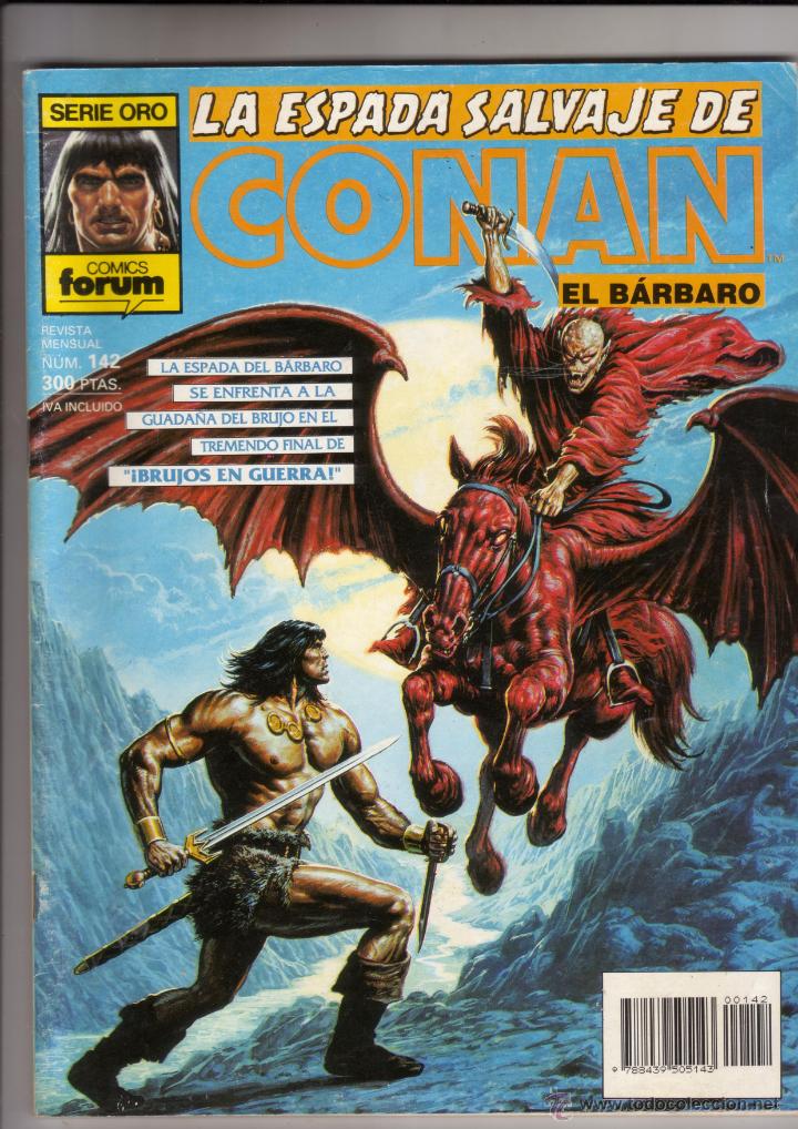 C&oacute;mics: FORUM- ESPADA SALVAJE DE CONAN VOL.1 NUM. 142 .MBE - Foto 1