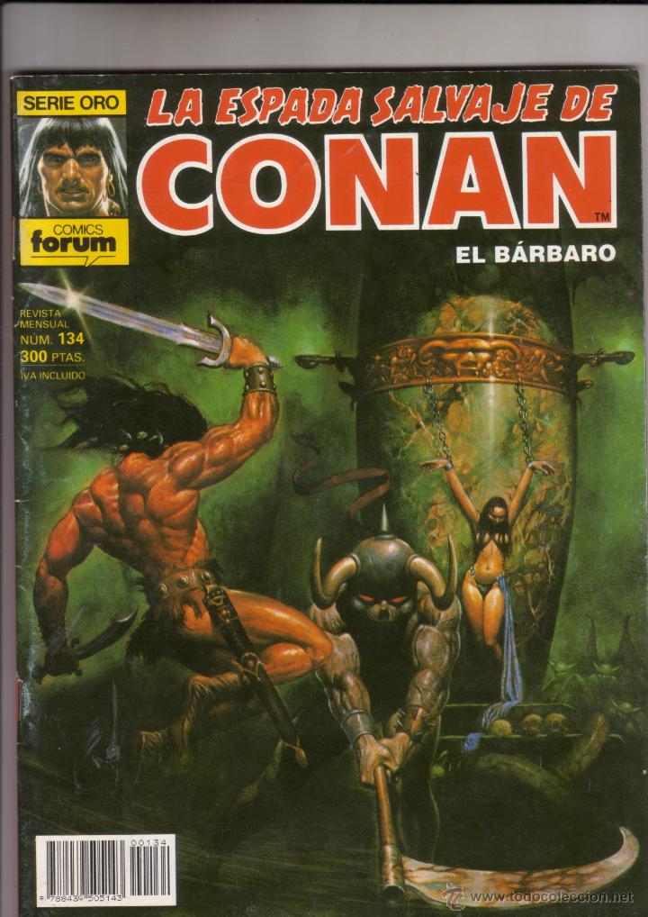 C&oacute;mics: FORUM - ESPADA SALVAJE DE CONAN VOL.1 NUM. 134 . MBE - Foto 1